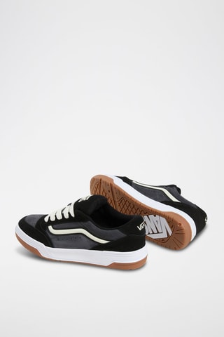 Baskets en nubuck Hylane - Anthracite et noir