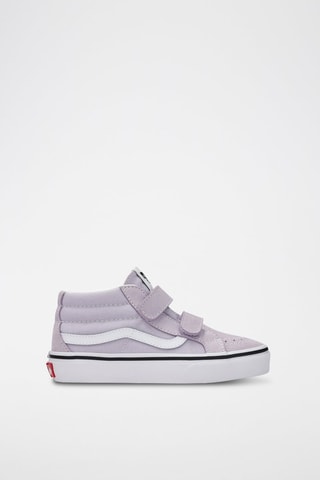 Baskets montantes en cuir SK8-Mid Reissue V - Mauve