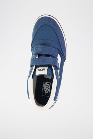 Baskets montantes en cuir Brooklyn Mid V - Bleu marine