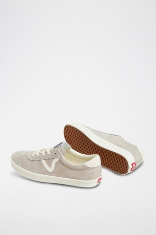 Baskets en nubuck Sport Low - Gris clair - Vans