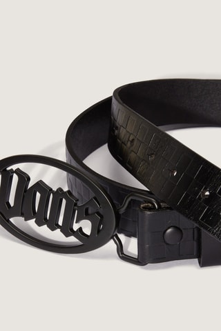 Ceinture en cuir - Noir
