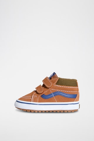 Baskets montantes en cuir SK8-Mid Reissue V Insulat - Camel