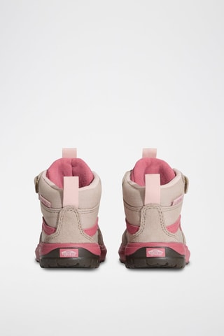 Baskets montantes en nubuck MTE Mini Crest - Beige et vieux rose