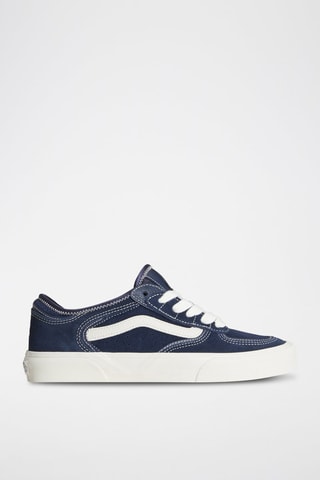 Baskets en nubuck Rowley Classic - Bleu nuit