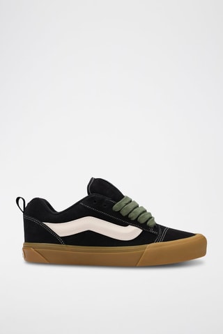 Baskets en cuir Knu Skool - Noir et vert