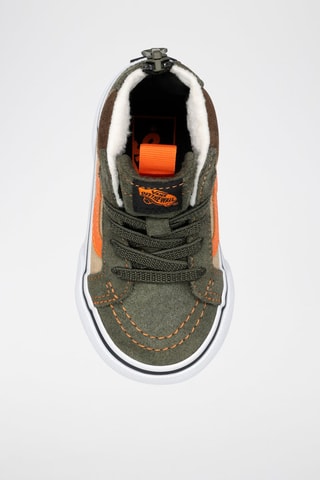 Baskets montantes en nubuck SK8-Hi Zip Insulated - Vert foncé