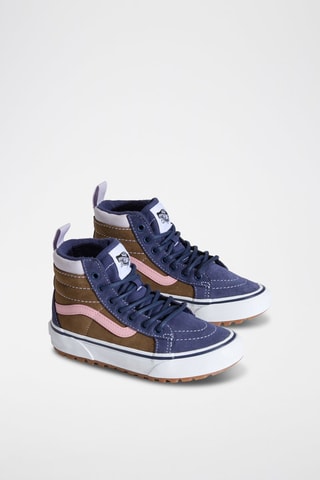 Baskets montantes en cuir SK8-Hi Insulated - Marron