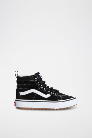 Baskets montantes en cuir SK8-Hi Insulated - Noir