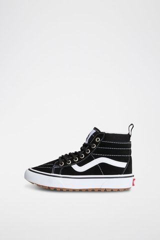 Baskets montantes en cuir SK8-Hi Insulated - Noir