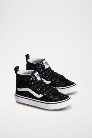 Baskets montantes en cuir SK8-Hi Insulated - Noir