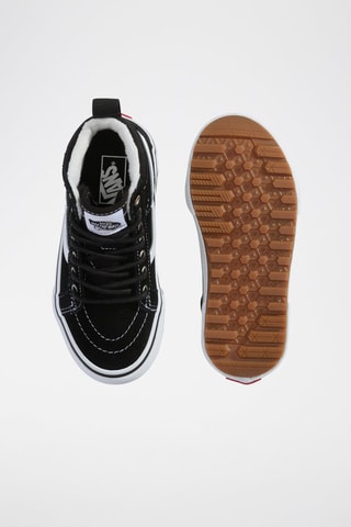 Baskets montantes en cuir SK8-Hi Insulated - Noir