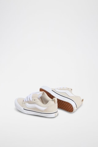 Baskets en nubuck Knu Skool - Beige et blanc