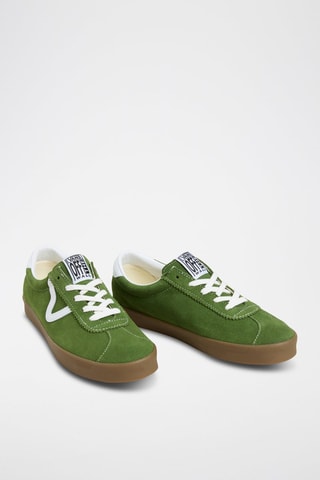 Baskets en nubuck Sport Low - Vert foncé - Vans