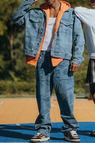 Veste en jean - Bleu cobalt