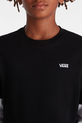 T-shirt trompe-l'œil - Noir