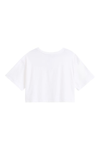 T-shirt cropped - Blanc