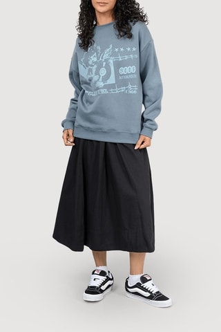 PBM VISUEL Sweat Earthbound OS Crew - Noir - Vans