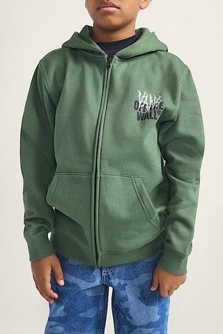 Sweat à capuche Metal Wall - Vert olive - Vans