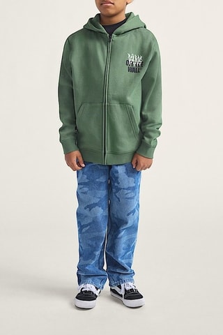 Sweat à capuche Metal Wall - Vert olive - Vans