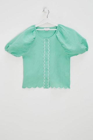 Chemisier en lin - Turquoise