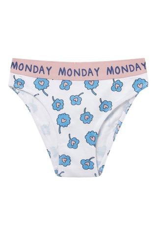 7 culottes - Blanc, rouge et taupe