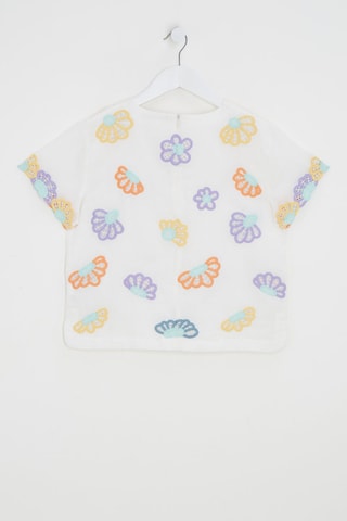 T-shirt en lin - Blanc