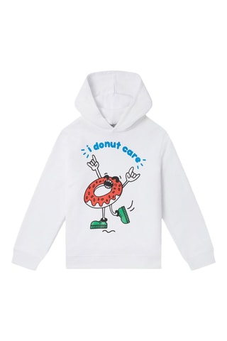 Sweat à capuche - Blanc