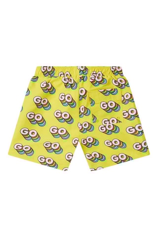 Short de bain - Jaune