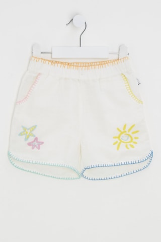 Short en lin - Ivoire