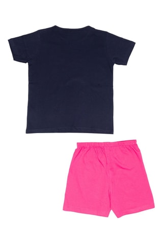 T-shirts e calções - Azul e rosa