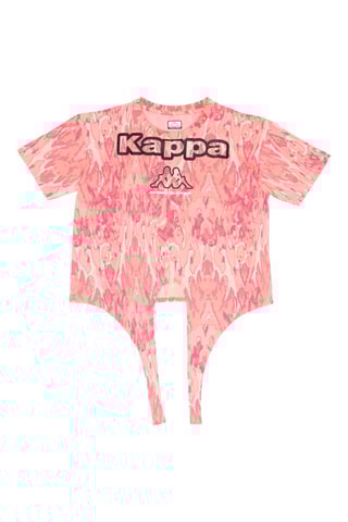 T-shirt - Branco e laranja