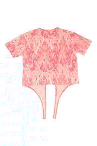 T-shirt - Branco e laranja