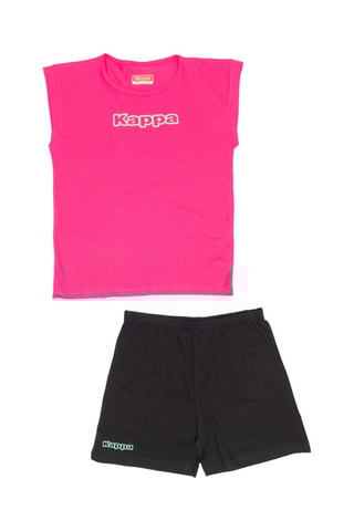 T-shirts e calções - Preto e rosa