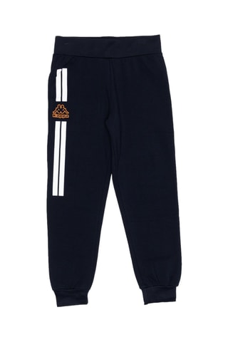 Conjunto sweat com capuz e calças de treino - Preto e laranja