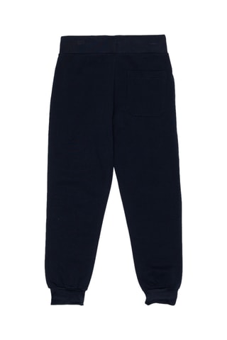 Conjunto sweat com capuz e calças de treino - Preto e laranja