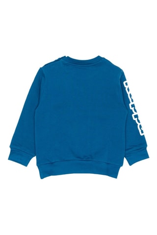 Conjunto sweat e calças de treino - Preto e azul