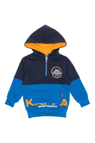 Conjunto sweat com capuz e calças de treino - Azul