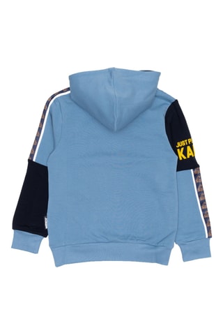 Conjunto sweat com capuz e calças de treino - Azul