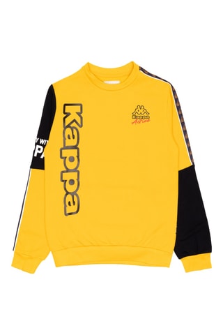 Conjunto sweat e calças de treino - Preto e amarelo