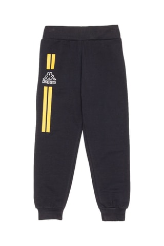Conjunto sweat com capuz e calças de treino - Preto e amarelo