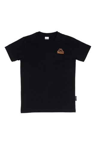 T-shirt - Branco, preto e laranja
