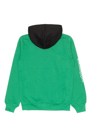 Sweat com capuz - Preto e verde