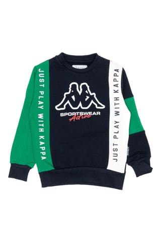 Conjunto sweat e calças de treino - Azul e verde