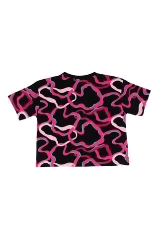 T-shirt - Branco, preto e azul