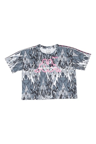 T-shirt - Preto, rosa e cinzento