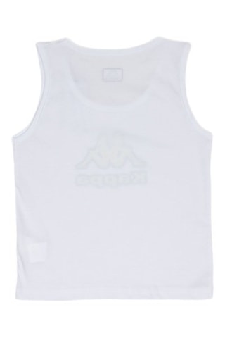 Camisola de alças - Branco e amarelo