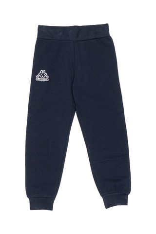 Conjunto sweat com capuz e calças de treino - Azul e laranja