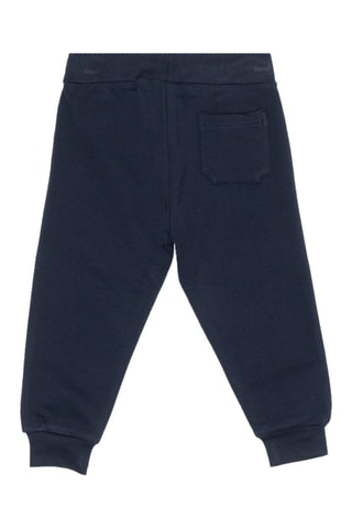 Conjunto sweat e calças de treino - Azul e laranja