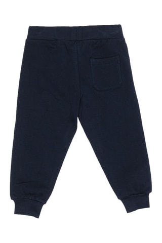 Conjunto sweat com capuz e calças de treino - Preto e laranja