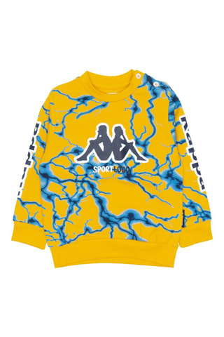 Conjunto sweat e calças de treino - Preto e amarelo